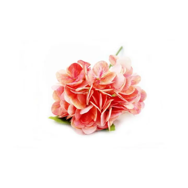 Sombrero POMO HORTENSIAS TACTO NATURAL NATURE FLORES DE TELA - 1