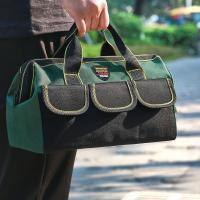 Bolsa De Herramientas Eléctricista Durable Y Resistente Al Desgaste De 13 Pulgadas Para Carpintería Y Reparación Gran Capacidad De Almacenamiento - details 0