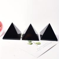 Piedra deObsidianaNatural Para Tapicería Tamaño Grande Pirámide De Cristal Decoración Para Sala De Estar Dormitorio Comedor Regalo - details 4