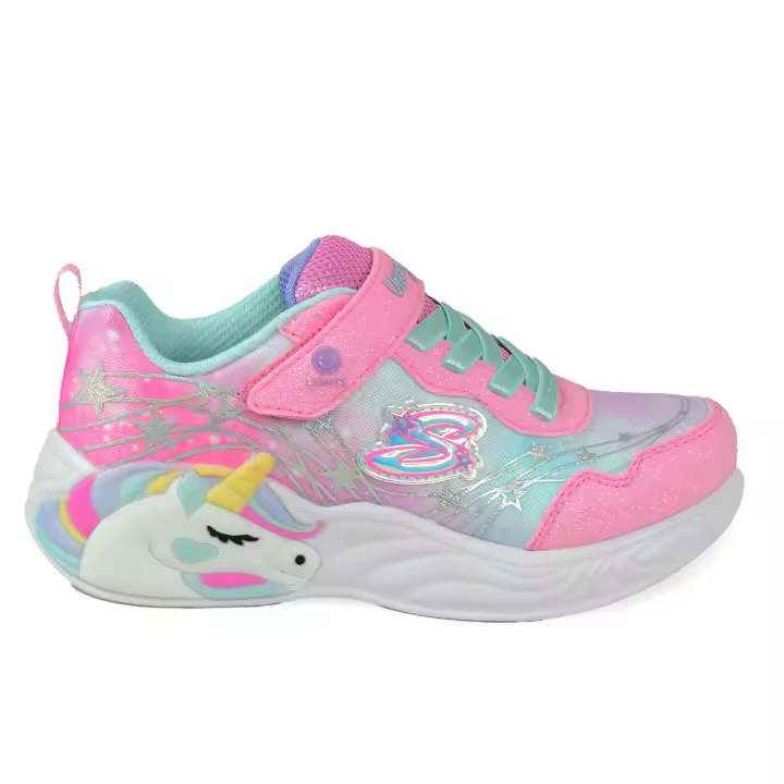 Skechers mod. 302299LPKTQ zapatilla deportiva unicornio velcr para Niñas - 1