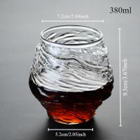Copa De Whiskey Japonesa Estilo Retro 380ml Vaso De Vino Tumbler Para Bebida Cognac Brandy Whisky Con Tapa Regalo Para Fiesta - details 3