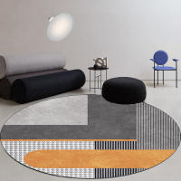Carpetas De Veludo Cristal Modernas Y Minimalistas Con Estampado Rayado Para Escritorio De Comedor Estudio Sillón Resistente a La Suciedad Para Dormitorio Y Oficina - details 12