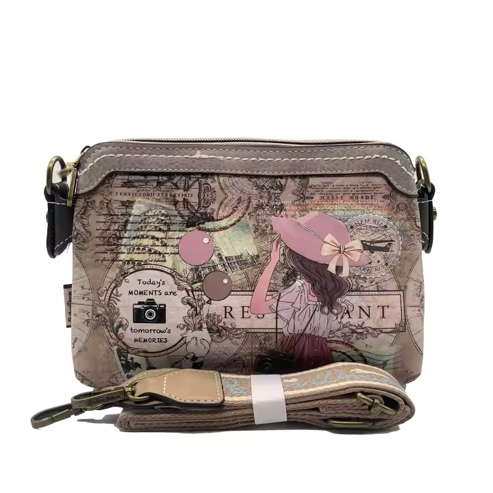 Bolso de Hombro para Mujer Sweet Candy Colección Rainbow Dream 25x3x16 cm - Elegante y Práctico Bolso de Hombro para Mujer - 1