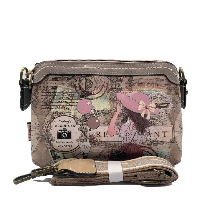 Bolso de Hombro para Mujer Sweet Candy Colección Rainbow Dream 25x3x16 cm - Elegante y Práctico Bolso de Hombro para Mujer - 1