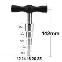 Expansor De Tubo Manual Para Reparación De Electrodomésticos Domésticos Herramienta Manual Para PVC Aluminio Plástico T Handle 12-26mm - details 6