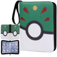 Álbum de tarjetas, carpeta de colección para cartas de juego, álbum de cartas EVA, organizador de barajas.（4 casillas, 50 páginas, 400 tarjetas.） - details 1