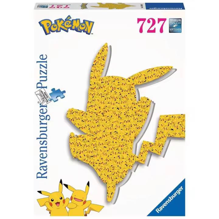 Ravensburger Puzzle Rompecabezas 727 Piezas Pikachu Pokemon Silueta - 1