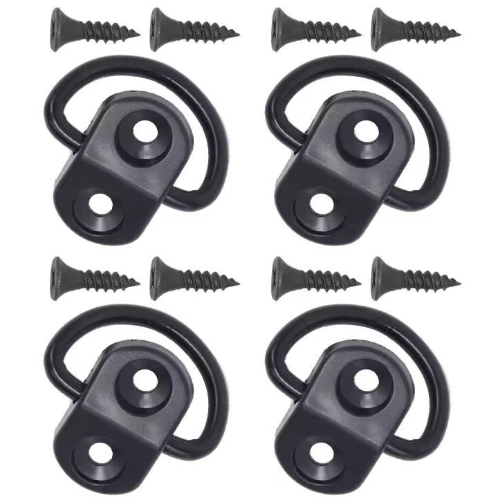 Kit De Accesorios Para Maletero De Coche 4 Piezas Red De Carga Con Gancho Para Piso Anillo De Bucle Para Fijación De Pantalla Plana - 1
