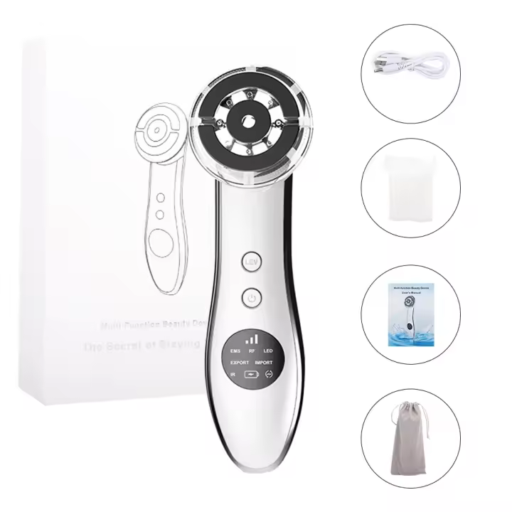 Máquina de Levantamiento Facial RF 5 LED Rejuvenecimiento de Piel de Alta Frecuencia para Acné, Arrugas, Envejecimiento Herramienta de Cuidado de la Pielión - 1