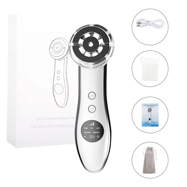 Máquina de Levantamiento Facial RF 5 LED Rejuvenecimiento de Piel de Alta Frecuencia para Acné, Arrugas, Envejecimiento Herramienta de Cuidado de la Pielión - 1