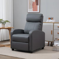 HOMCOM Sillón de Masaje Relax Reclinable con Mando a Distancia 2 Zonas de Masaje 8 Programas 5 Niveles de Intensidad y Temporizador Tapizado en PU 68x88x98 cm - details 1