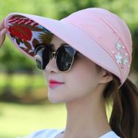 Sombrero De Verano Para Mujer Con Pico Ancho Plegable Protección Contra Los Uv Sombreros De Playa Casual De Poliéster - details 17