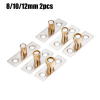 2 Pcs Locador De Puerta De Metal Y Madera Con Cabeza De Cobre Tono 8/10/12mm Diámetro 49*15mm Herramienta Para Puertas Deslizantes Y De Madera - details 0