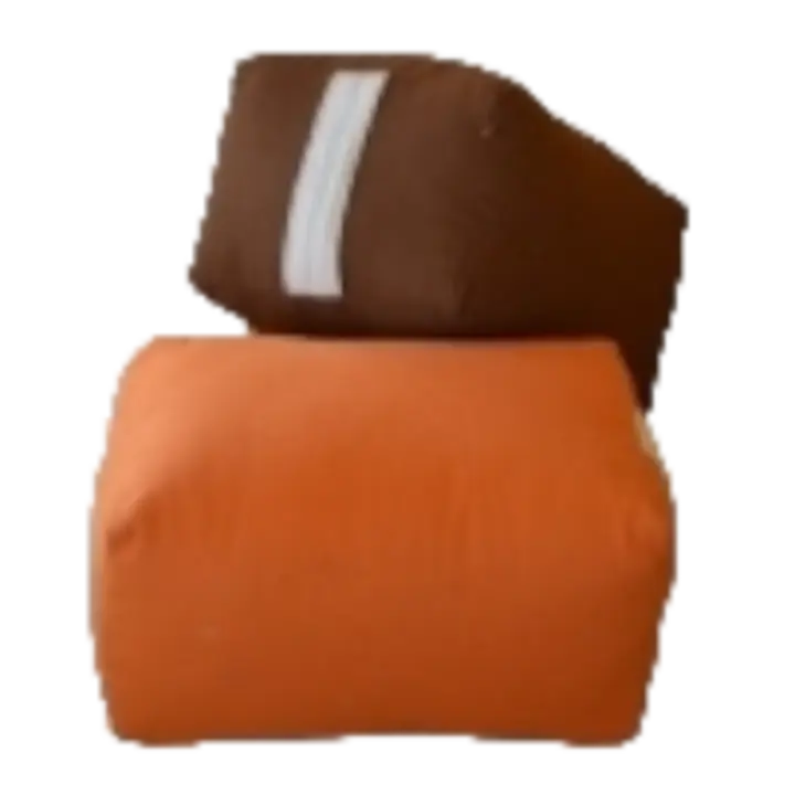Cojín Meditación Zafu Futonia Ergonómico Transportable 30x20x15cm Algodón Coco Látex Natural - 1