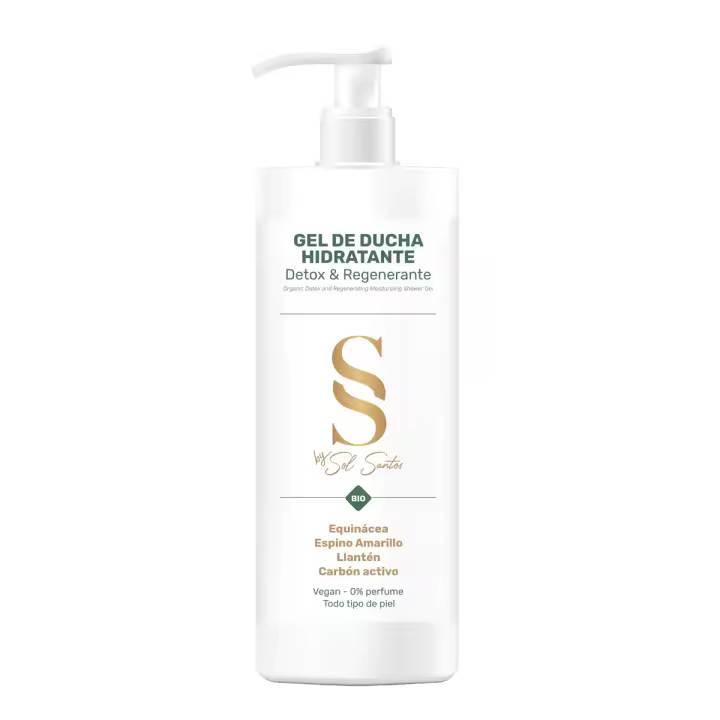 SOL SANTOS Gel de ducha hidratante detox - envase Ecofriendly 500 ml - 1