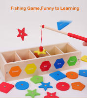 Juguetes De Madera Para Bebés Montessori Actividades De Aprendizaje Temprano Juego De Pesca De Formas Y Colores Desarrollo De Habilidades Motoras Finas Edad Recomendada 3-6 Años - details 7