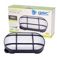 APLIQUE DE PARED LED CERCIS NEGRO GSC EVOLUTION 15W LUZ BLANCA 6500K 1860 LUMENES - PROTECCION IP65 - details 1