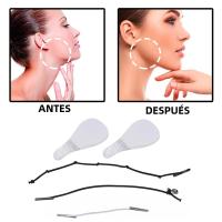 40Pcs Pegatinas De Levantamiento Facial Instantáneo Invisibles Para Cuello Y Doble Mentón V Forma Adhesivos De Maquillaje Elevador De Piel - details 3