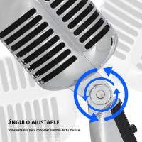 LEUS LAC50 - 55SH Micrófono Dinámico Profesional Vintage Clásico Para Voz Para Presentaciones En Directo Karaoke - details 5