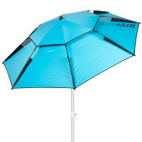 Aktive - Sombrilla de playa y pesca antiviento 200 cm, azul, protección UV50, ventilación superior, inclinación ajustable, 8 varillas de fibra de vidrio, tubo 22/25 mm, funda incluida - details 0