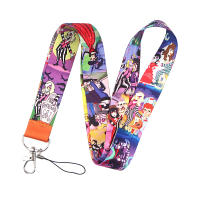 Lanyard De Anime DZ2548 Para Llaves Y Tarjetas Correa Para El Cuello Para Gimnasio Y DIY Colgante De Cadenas De Metal Unisex - details 3