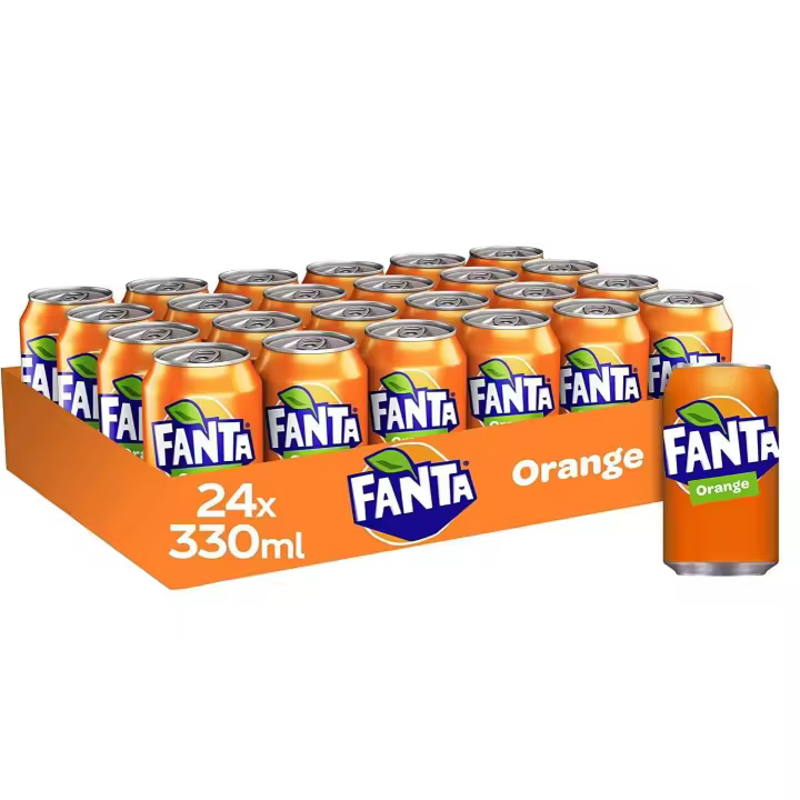 Pack 24 Fanta Naranja lata 33cl - 1