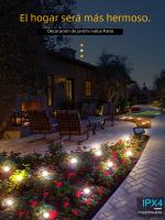 Luces Solares De Jardín 10en1 Impermeables Para Decoración De Patio Camino Valla Luz De Paisaje Exterior ABS LED 5V IP68 - details 1