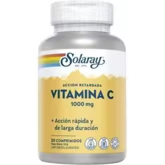 Solaray Acción Retardada Vitamina C 1000 Mg, 100 Unidades - 1