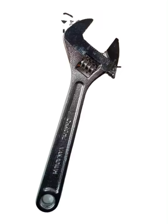 Llave inglesa ajustable 6" con escala métrica, profesional, acero Cromo Vanadio - AmazonBasics - 1