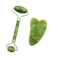 Juego De Herramienta De Masaje Facial Y Cuerpo Dispositivo De Belleza Stone Verde Exquisito Para Cuidado De La Piel Scraping Sheet - details 7