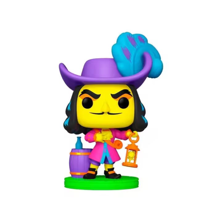 Funko POP! Disney - Villains- Hook (Blacklight)  - Disney - Figura Coleccionable Oficial - Juguete para Niños y Adultos - Fans - Diversidad de Personajes y Temáticas - 1
