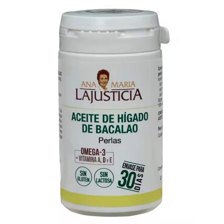 Aceite de Hígado de Bacalao 90 perlas de Ana Maria Lajusticia - 1