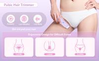 Afeitadora Eléctrica Mujer- 2 en 1 Impermeable Depiladora Mujer Zona Intima Inalámbrica Recortadora Mujer Zona Intima para Depilación Facial Sin Dolor de Bikini, Axilas, Piernas y Rostro - details 3