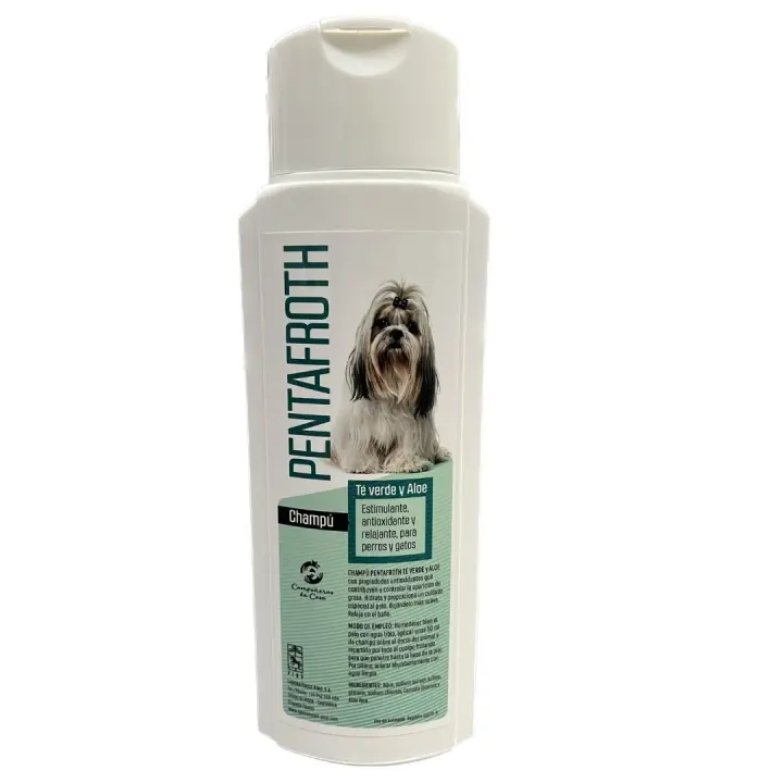 CHAMPÚ PENTAFROTH TÉ VERDE Y ALOE VERA. Champú perros y gatos de Laboratorios Pino. - 1