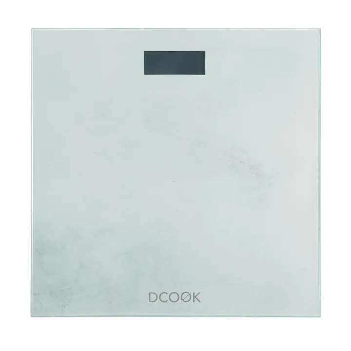 Dcook DCOOK GALLERY Báscula de Baño Vidrio Templado 180kg Indicador Batería Baja - 1