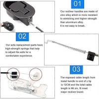 Aluminum Alloy Sofa Cable 96cm Handle Recliner Replacement Universal Armchair Spare Parts Easy Installation For Sofa Recliner Recliner Relax Chair - B - details 0