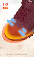 Botas De Nieve De Moda Para Hombre Botas De Tobillo Cálidas Antideslizantes Para Parejas Impermeables Unisex Talla 36-48 - details 11