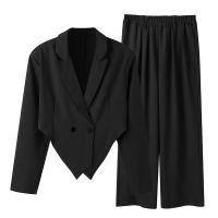 Conjunto De Hombre Para Primavera Y Otoño Con Pantalones Rectos De Manga Larga Y Traje Pequeño Ajustado Estilo Casual - details 26
