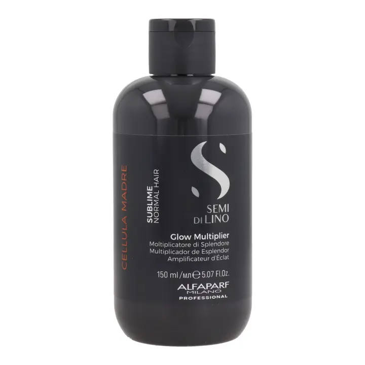 Alfaparf semi di lino sublime cell madre glow multiplier 150 ml, concentrado reestructurante para mezclarlo exclusivamente con semi di lino cellula madre beauty genesis. - 1