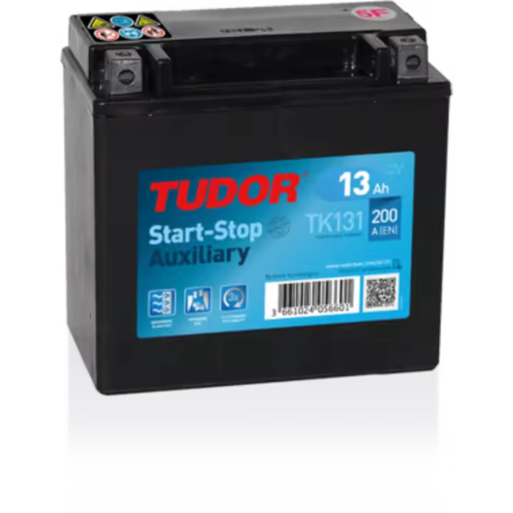 Batería de coche Tudor TK131. 12V - 13Ah/200A (EN) (150x90x145mm) - 1