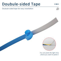 Tira De LED COB Flexible 5M 12V Con 320 Diodos Luz Lineal Dimmable Para Decoración De Habitaciones No Impermeable Con Chip SANAN - details 8