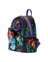 LOUNGEFLY MOCHILA Sirenita Ariel Flounder Sebastian Little Mermaid mujer  Life is the bubbles Backpackl - details 0