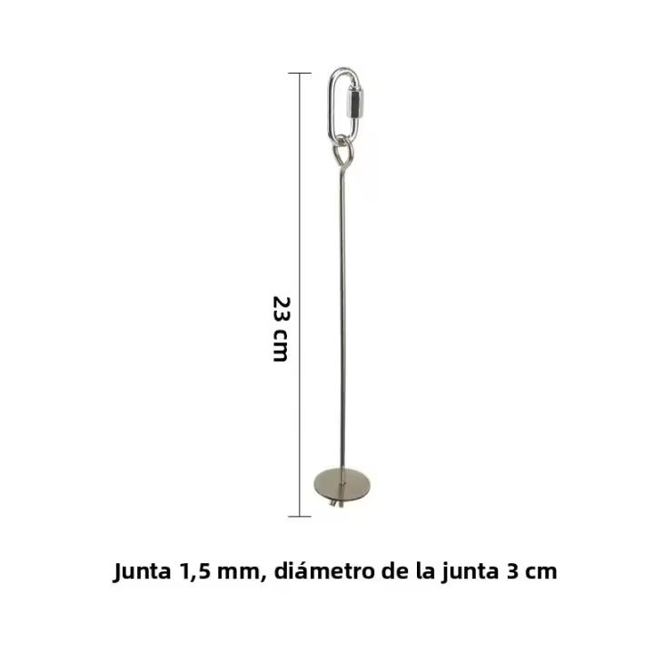 Soporte Para Alimentos De Pájaro En Acero Inoxidable Juguete De Forrajeo Para Periquito Fruta Verdura Carne Palillo De Pájaro - 1
