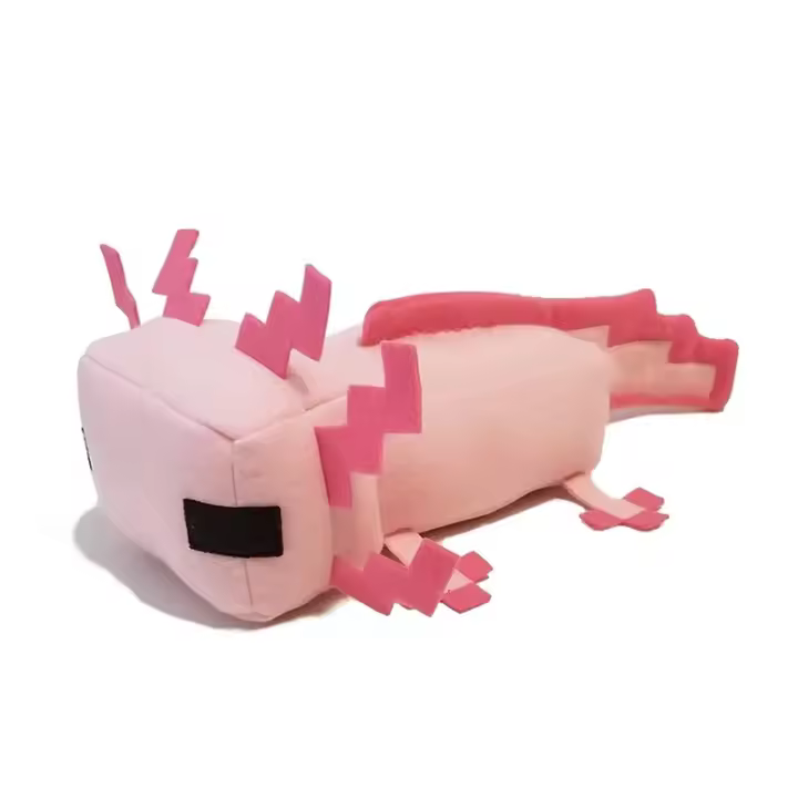 Peluche De Axolotl De 25cm Juguete De Peluche Rosa Para Niños Regalo De Cumpleaños Decoración Para El Hogar Suave De PP Relleno - 1