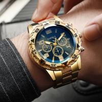Reloj De Negocios Para Hombre 2pcs/set Moda Dial Arábigo Banda De Acero Reloj De Cuarzo Sin Caja Material De Correa De Aleación Resistente Al Agua - details 4