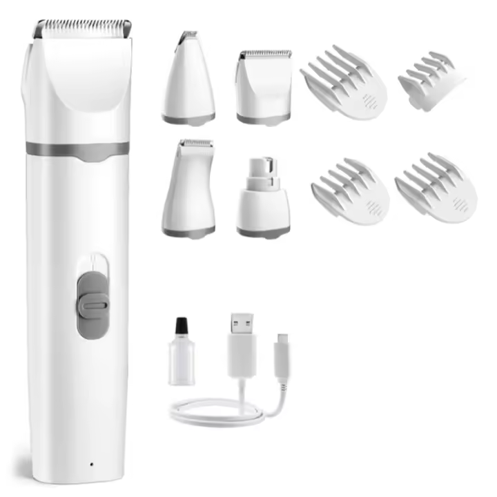 Cortapelos de perro para amoladora de uñas, recargable por USB, cortapelos para mascotas - 1