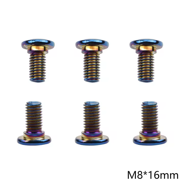 Tornillos Para Disco De Freno De Motocicleta M8 16mm 25mm 30mm Acabado En Ahumado Accesorios De Motocross Piezas Modificadas - 1