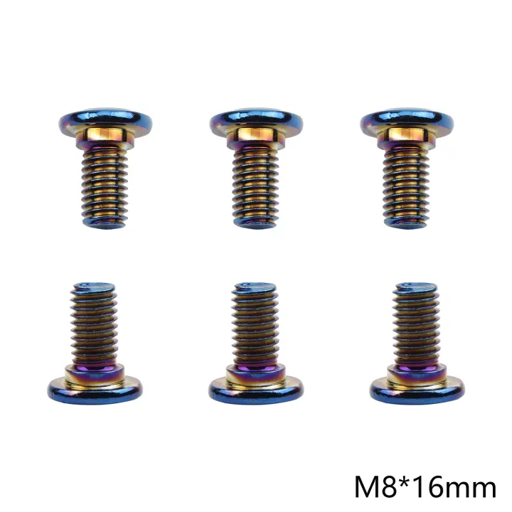 Tornillos Para Disco De Freno De Motocicleta M8 16mm 25mm 30mm Acabado En Ahumado Accesorios De Motocross Piezas Modificadas - 1