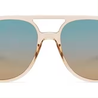 Gafas de sol estilo aviador polarizadas retro para hombres y mujeres, clásicas, de estilo aviador cuadrado, de moda, de los años 70 (rosa o azul) - 1