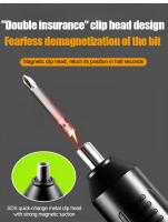Juego De Destornilladores Eléctricos Recargables Herramienta De Perforación Manual Con Batería De Litio Portátil Para Uso Doméstico Y DIY - details 10